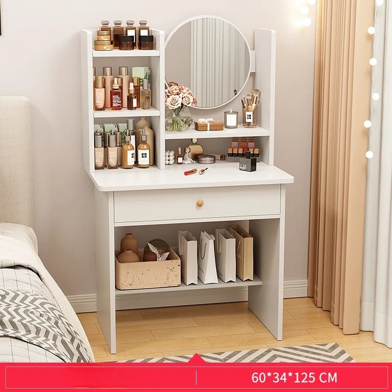 Commode de chambre à coucher moderne et simple avec rangement intégré, style INS, pour petit apparte
