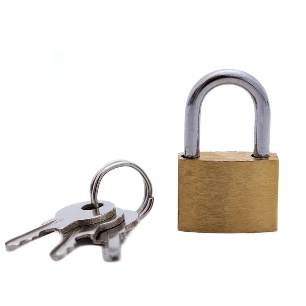 Petites cadenas en cuivre de 20mm, petites serrures pour sac à dos de voyage, fixation rétractable e
