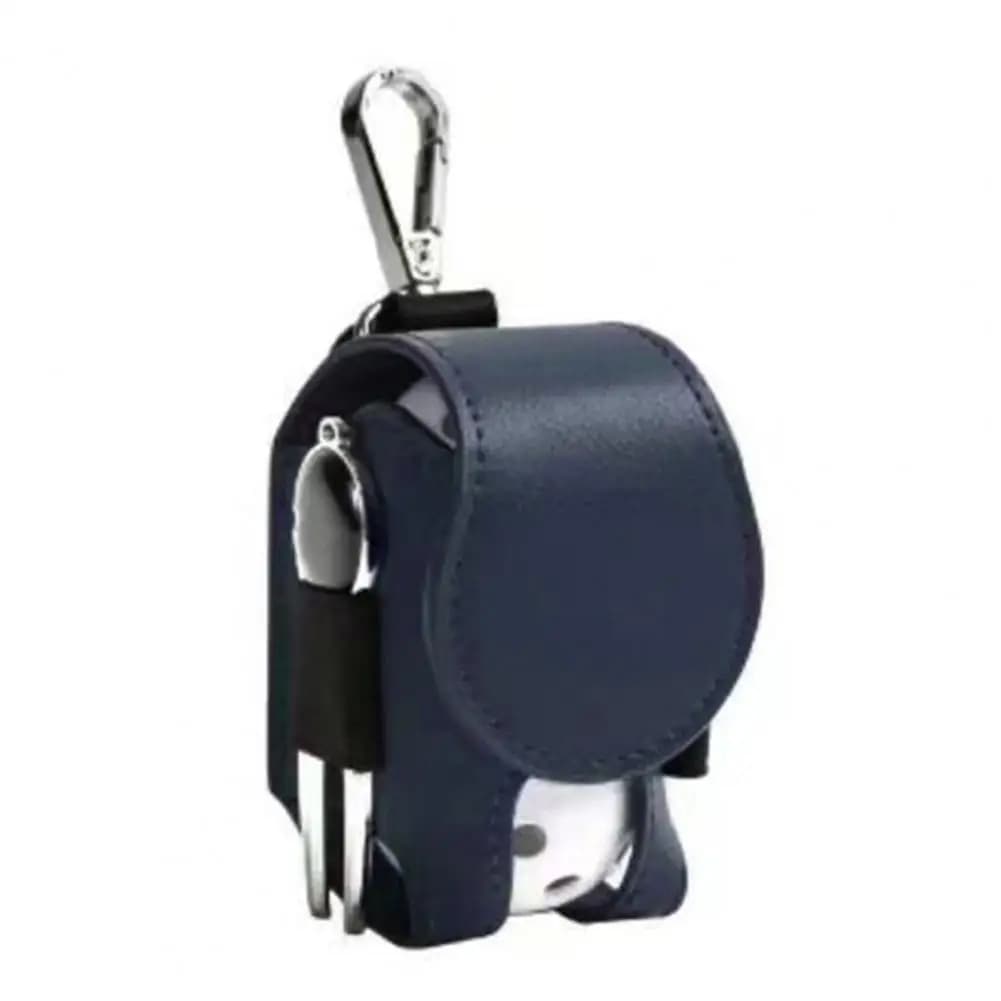 Sac de ceinture pour balles de golf avec clip, étanche, en similicuir, pour balles de golf, tees, ou