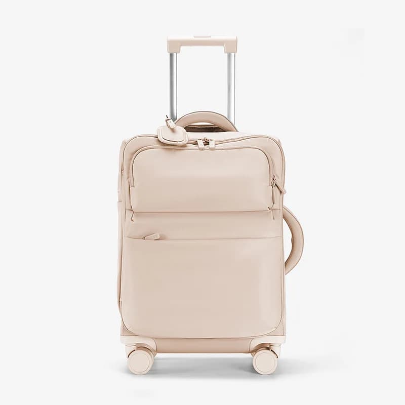 Valise ultra-légère de 20/24/28 pouces, grande capacité, en tissu Oxford imperméable, valise à roule