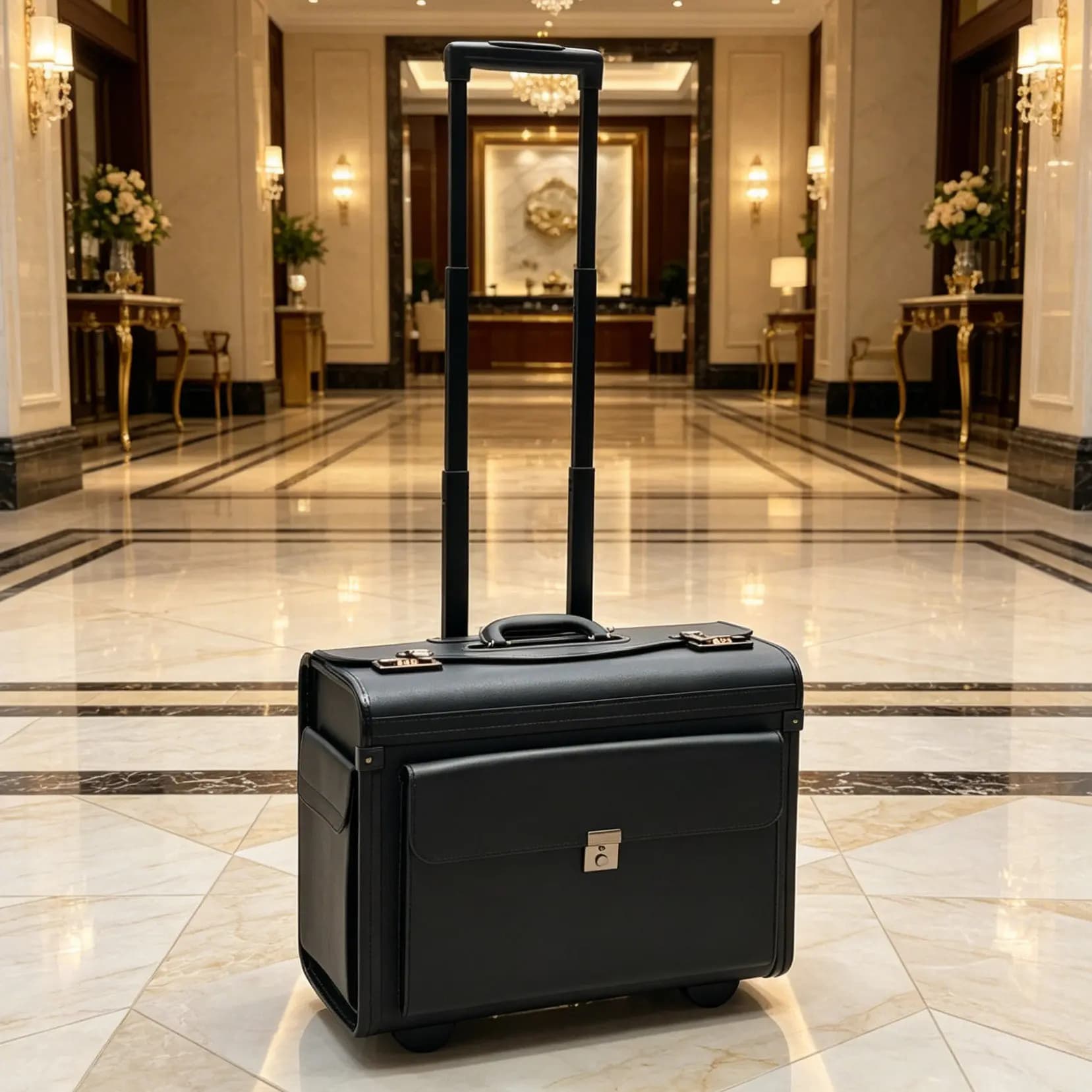 Valise de voyage pour agent de bord de 16 pouces, bagage pour ordinateur portable, sac de cabine pou