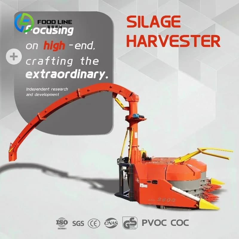 Moissonneuse à disques pour ensilage montée sur tracteur personnalisée 2800, certifiée CE SGS pour l