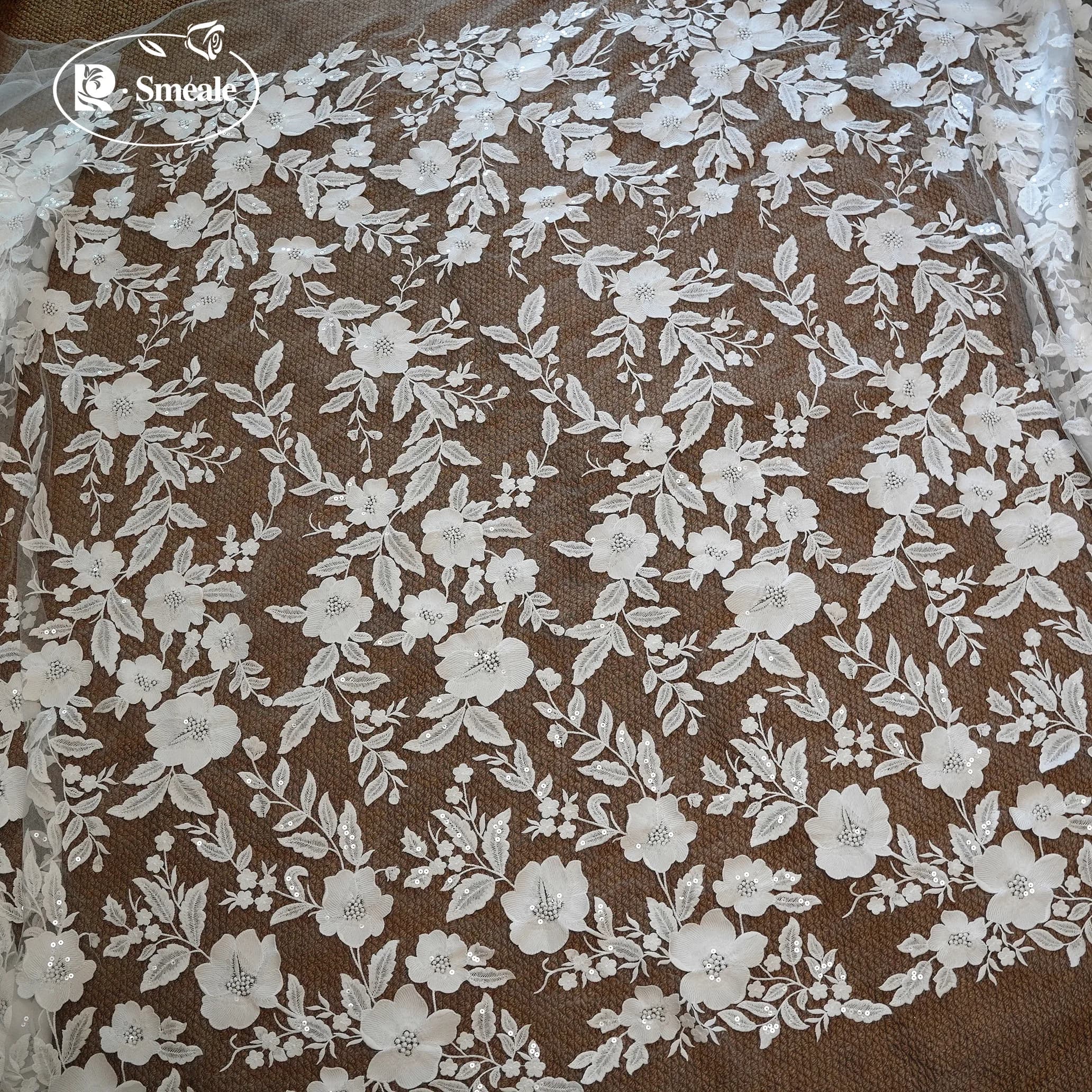 Nouvelles décorations de tête pour robe de mariée, sequins brodés, fleurs pour cheongsam, nappe de r