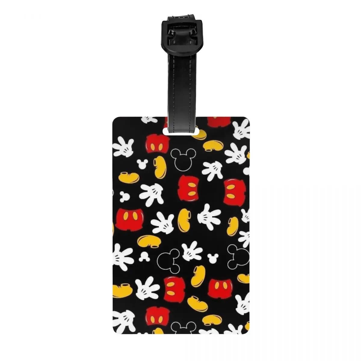 Étiquette de bagage personnalisée M-Mouse pour valises, étiquettes de bagage tendance, dessins animé