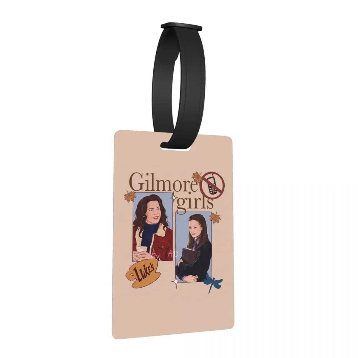 Étiquettes à bagages Graffiti Gilmore Girls, accessoires pour valises, étiquette de bagage de voyage