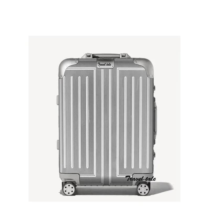 VESOCOVO 20 "26" 30 pouces grand chariot en aluminium valise coffre Plus grand sac à bagages roulant