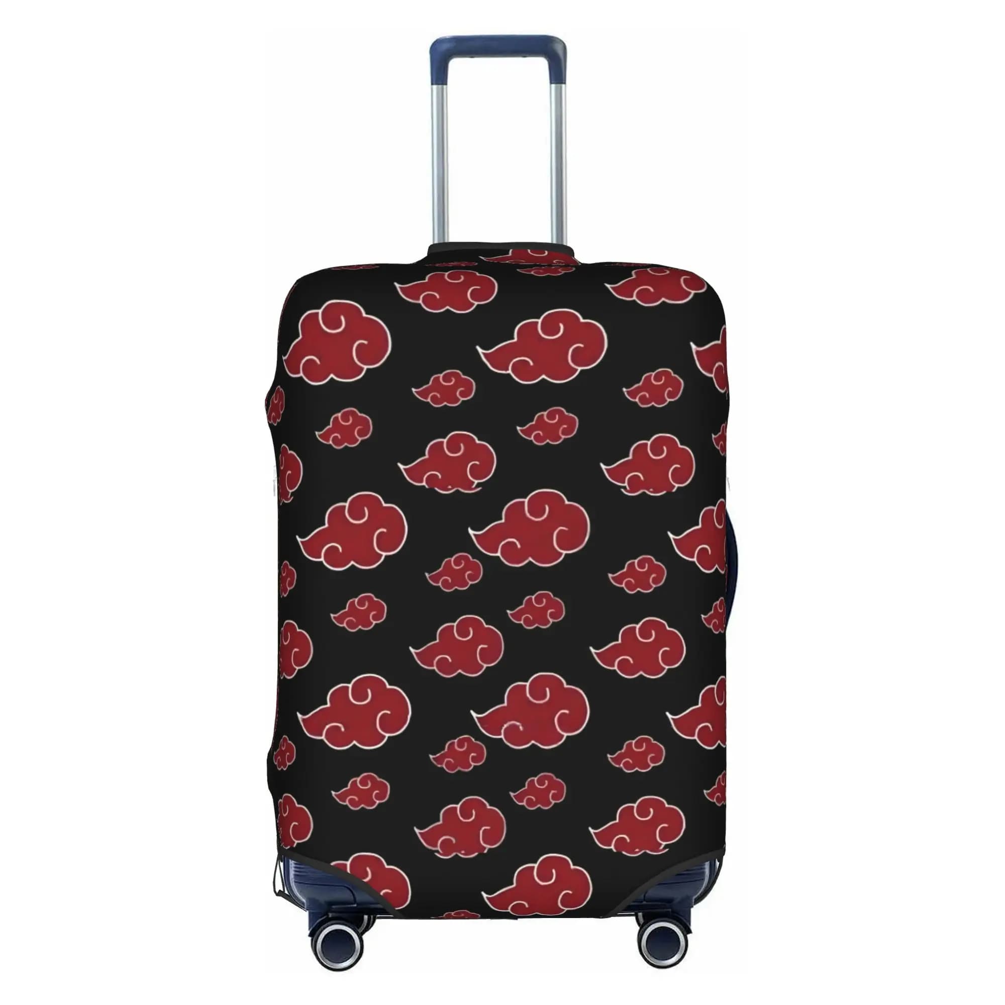 Housse de protection pour bagages personnalisée, motif nuage rouge, anime japonais, Akatsuki Ninja U