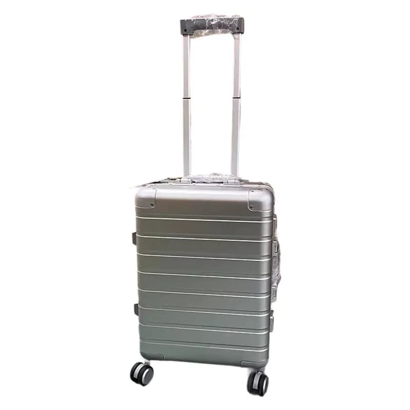 Bagage à main en alliage d'aluminium et de magnésium de 20 pouces, valise rigide de voyage d'affaire
