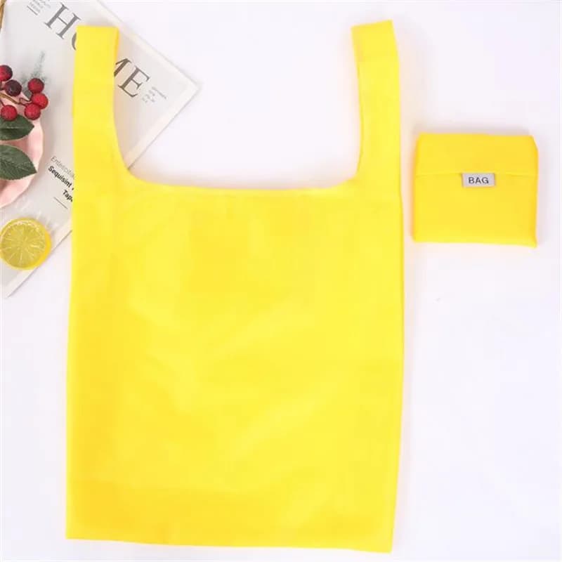 Sac de shopping vert pliable imprimé à la mode, fourre-tout, pochette pliante, sacs à main pratiques