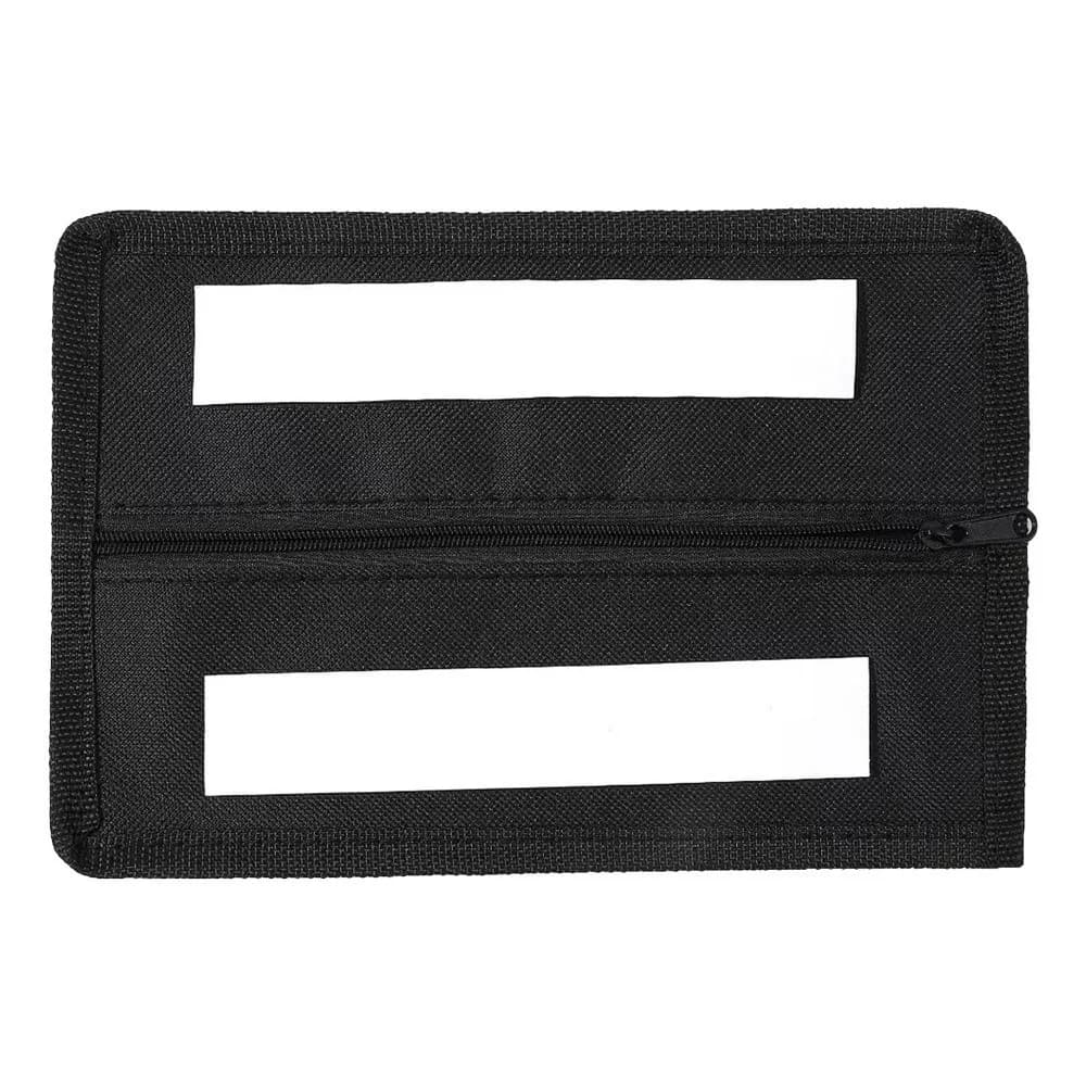 Sac de rangement secret adhésif résistant avec fermeture éclair, compartiment secret noir, design di