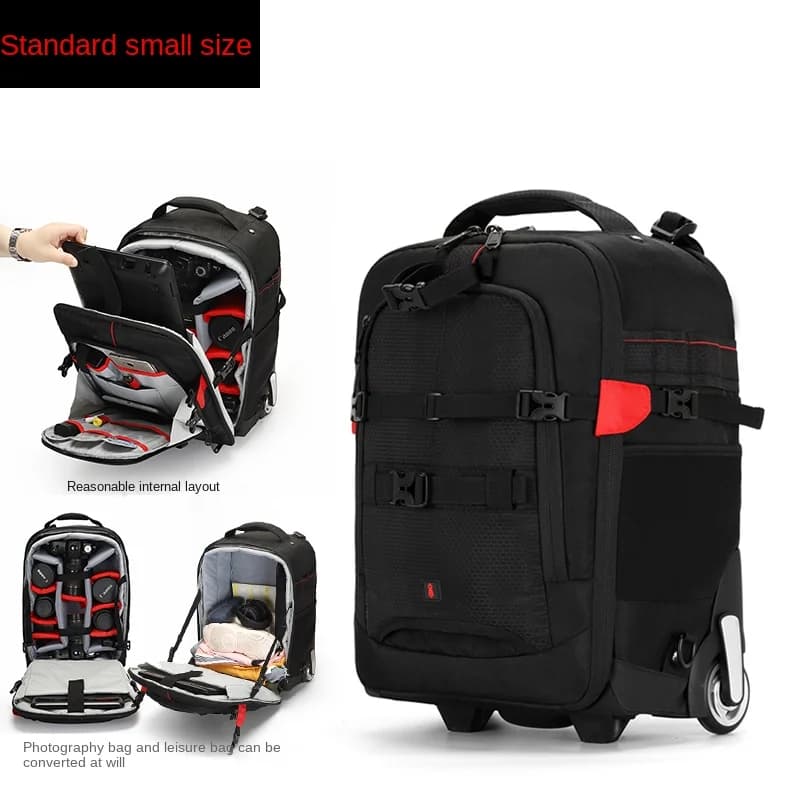 Sac pour appareil photo multifonction valise sac à dos appareil photo numérique boîtier de chariot a