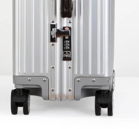 Valise vintage en alliage aluminium-magnésium Domtom