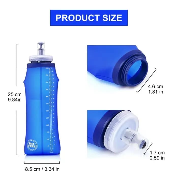 Bouteille d'Eau Douce Pliable pour Camping