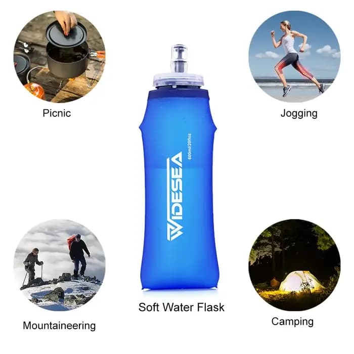 Bouteille d'Eau Douce Pliable pour Camping