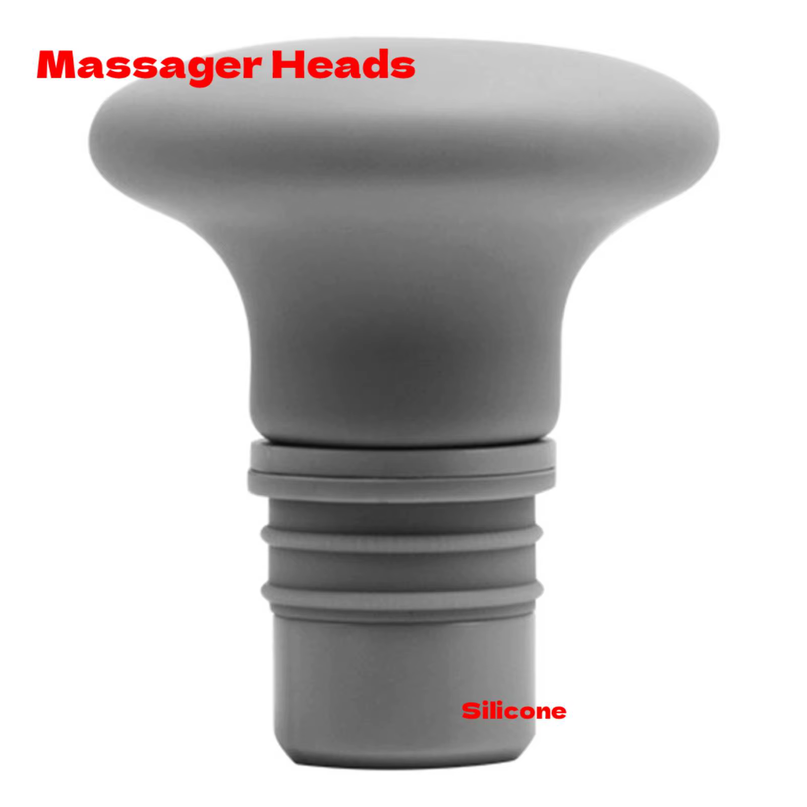 Têtes de pistolet de Massage en Silicone, fixation de masseur, têtes de Massage, accessoires, ensemb
