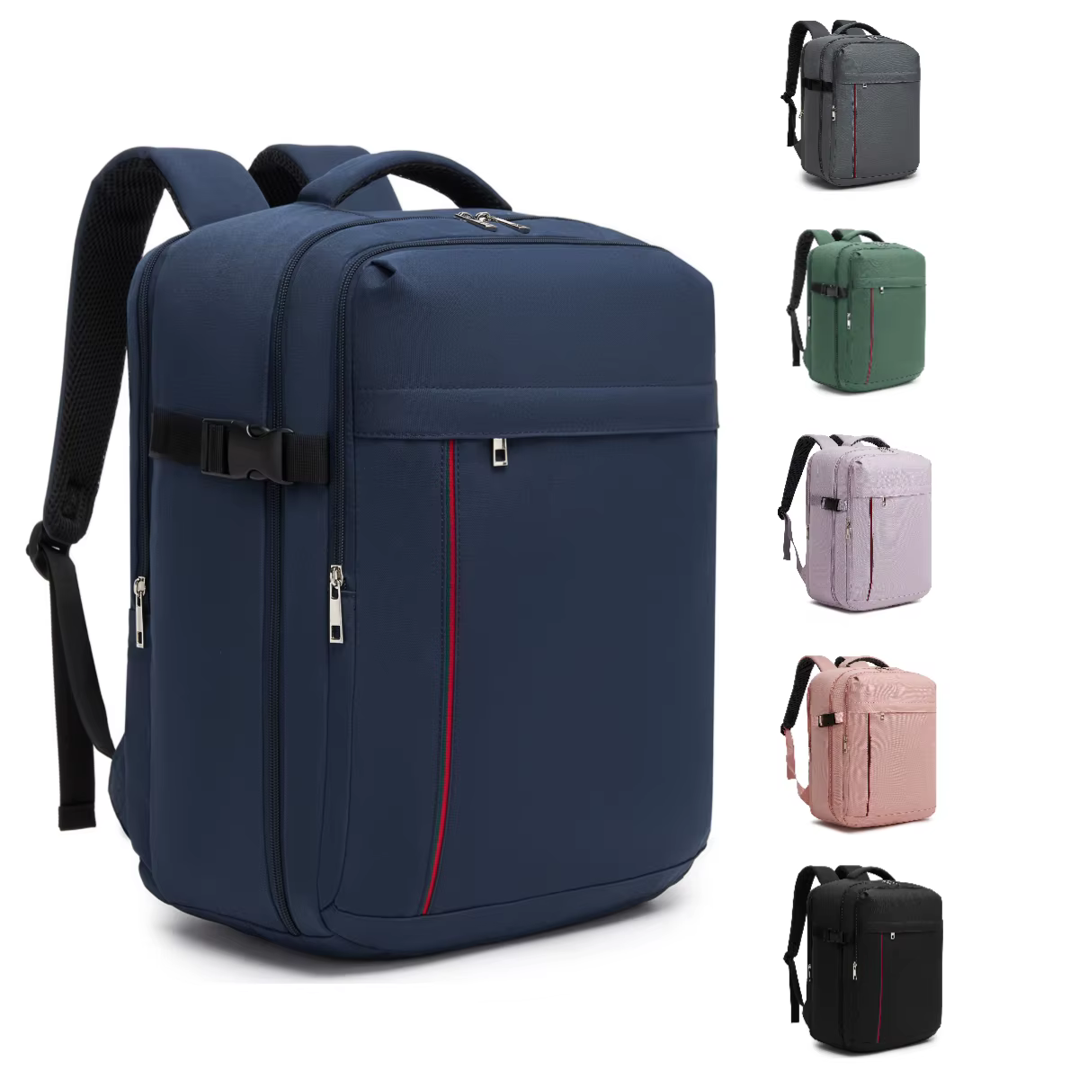 Sac à dos de voyage KONO pour Ryanair & Eurowings (40x30x20 cm, 24L) - Ultra-léger avec port de char