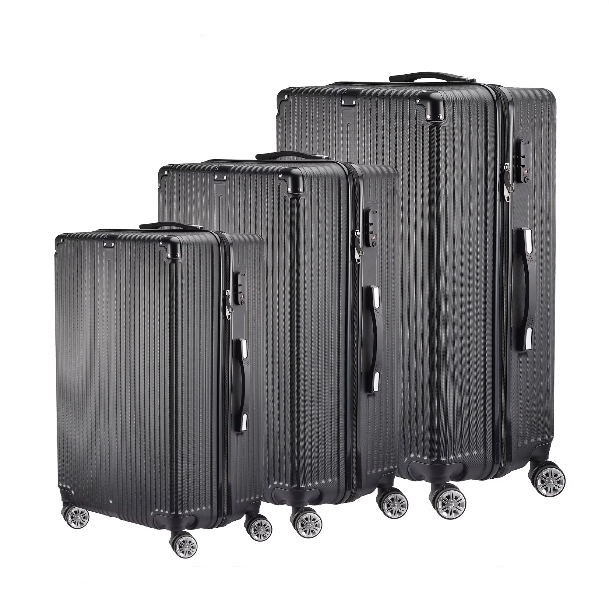 Superaly, Ensemble de bagages de 20/24/28 pouces, avec 4 roues à 360 degrés °   Valise extensible en