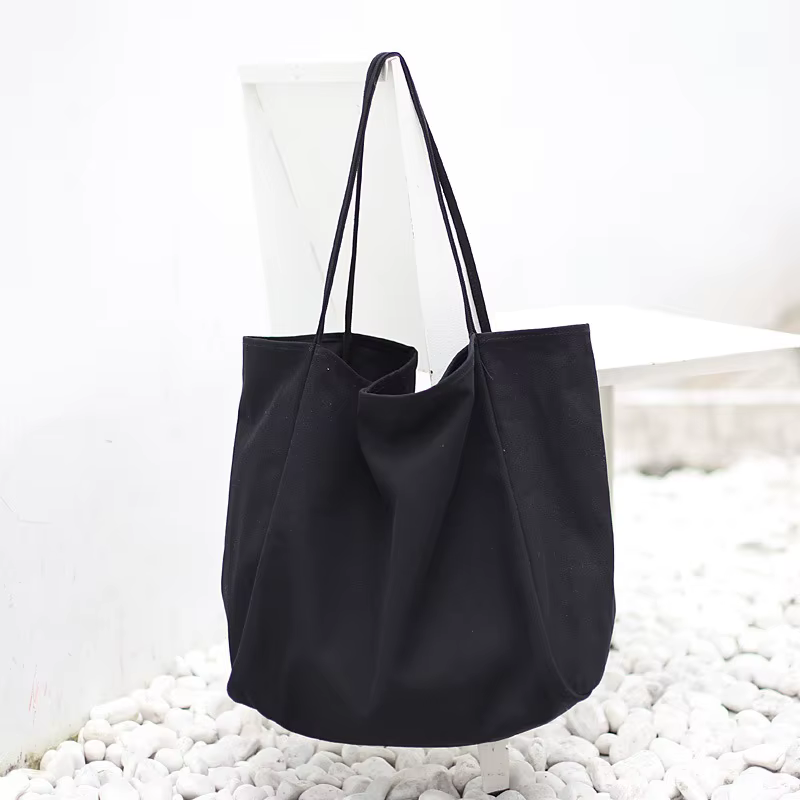 Grand fourre-tout en toile pour femmes, sac à main de voyage, de Shopping, Design Simple, sac à band