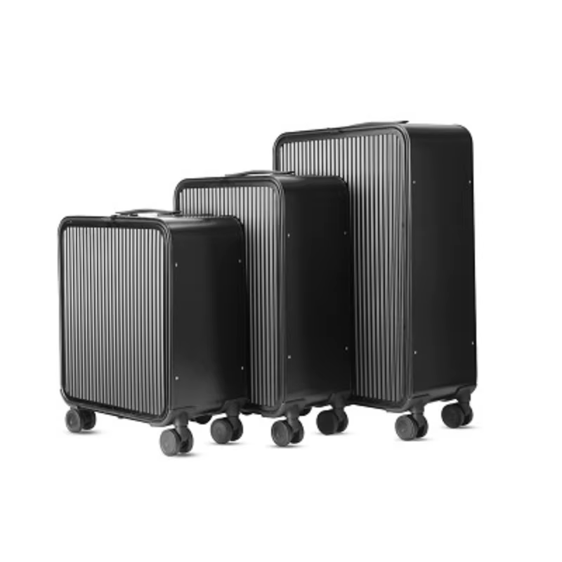 Valise d'embarquement de haute qualité en Aluminium, taille 20 "24", serrure TAS 100%, chariot d'aff