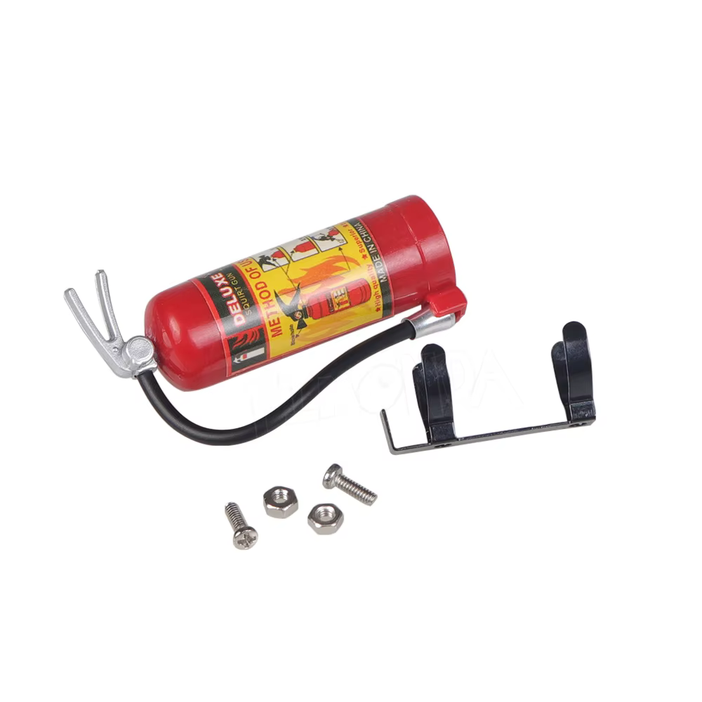 Mini extincteur, accessoires à l'échelle 1/10, pour voiture RC Rock Crawler Axial SCX10 Wraith TAMIY