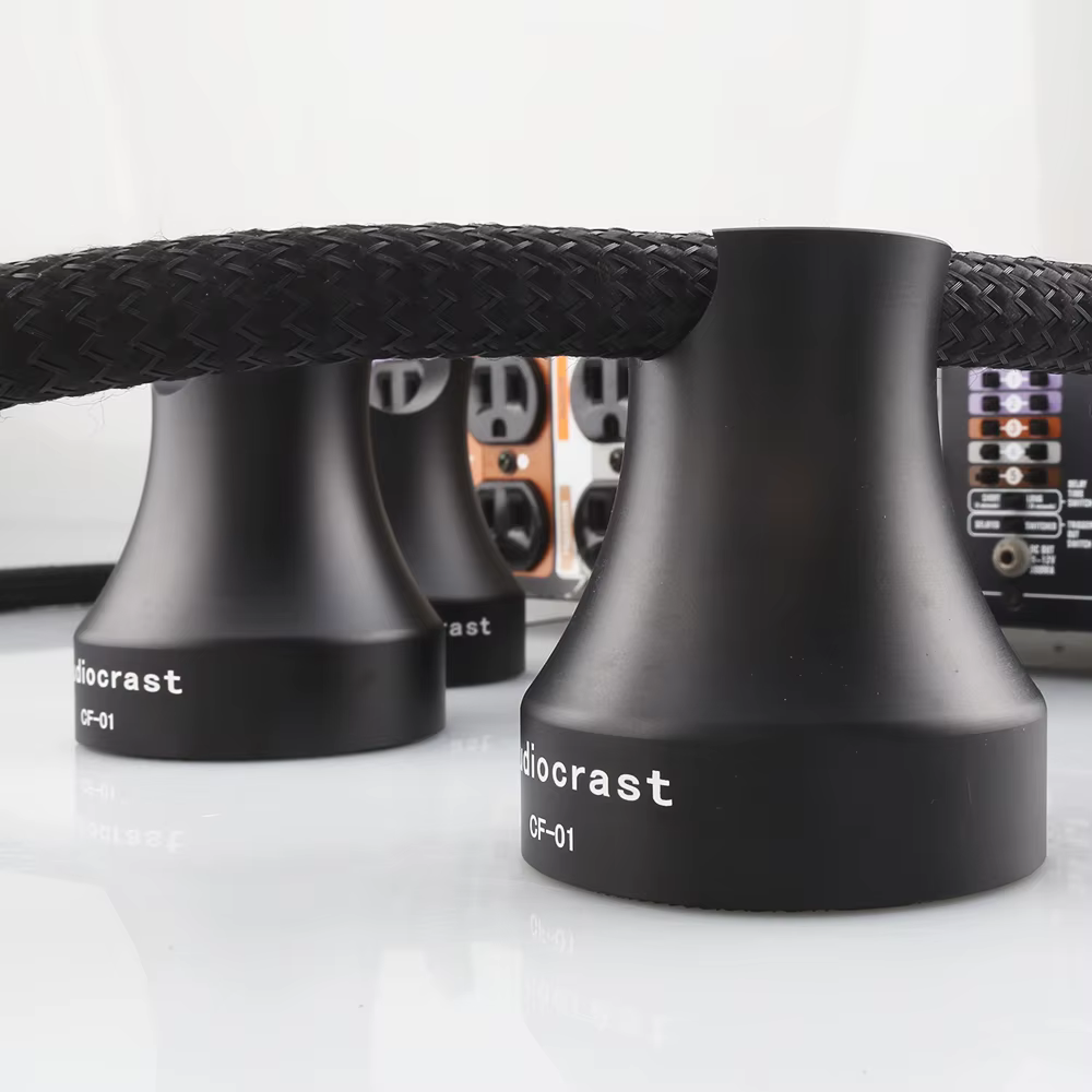 Support de câble HIFI en aluminium pour audiophiles, anti-vibration, support d'isolation pour câble 
