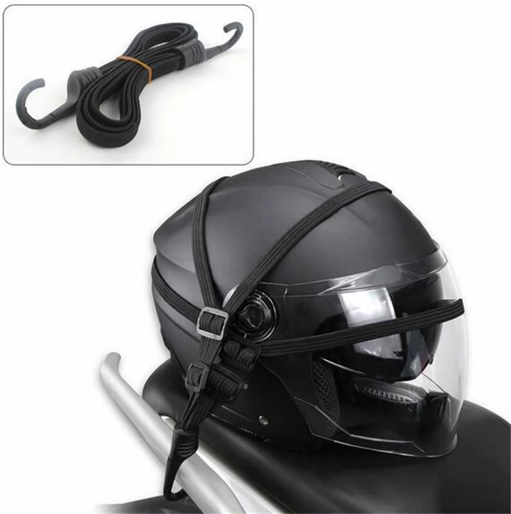 Porte-casque de moto, sac de rangement, filet à bagages