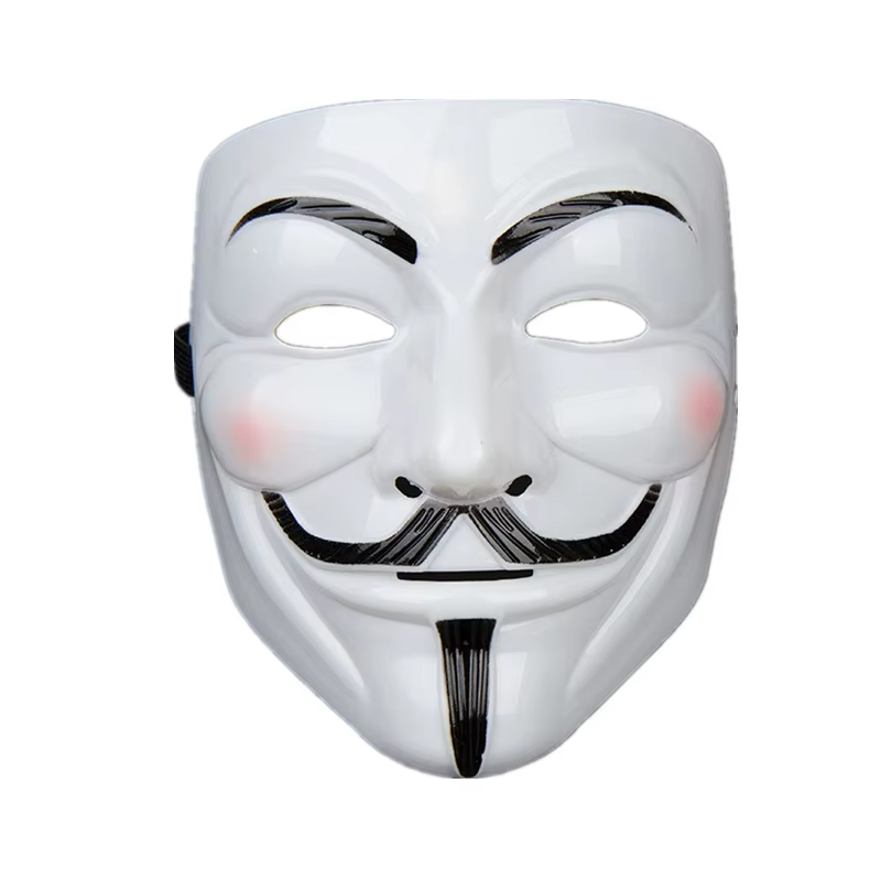 Masques de fête V pour Vendetta, déguisement de type Fawkes, déguisement pour adultes, accessoire de