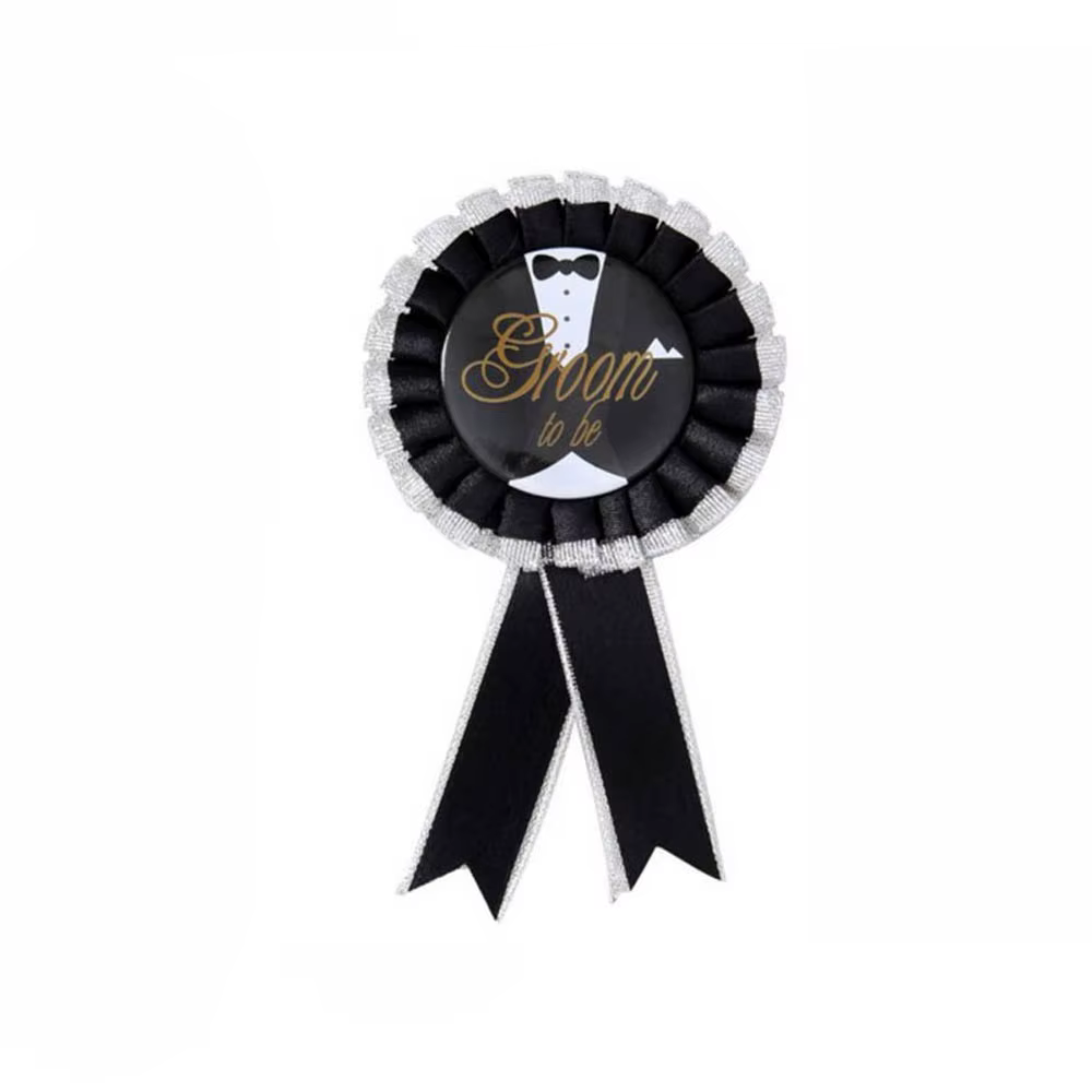 Badge de balai pour être, Rosette pour enterrement de vie de jeune fille, accessoire en tissu pour f