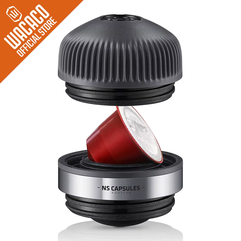 L'adaptateur Wacaco Nanopresso NS est un accessoire pour machine à expresso portable Nanopresso, com