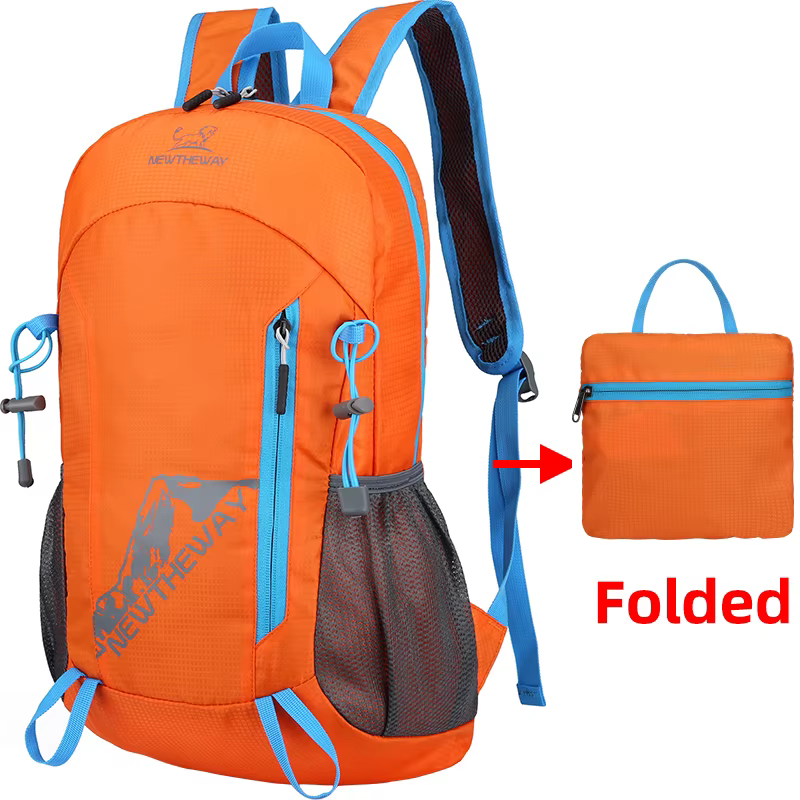 22 l sac à dos pliant portatif sac à dos pliant sac d'escalade ultra léger vélo d'escalade extérieur