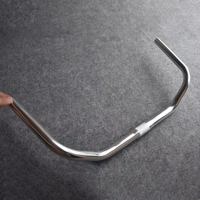 Guidon de vélo fixe rétro 25.4mm, pièces de cyclisme, poignée courbée, barre en aluminium, accessoir