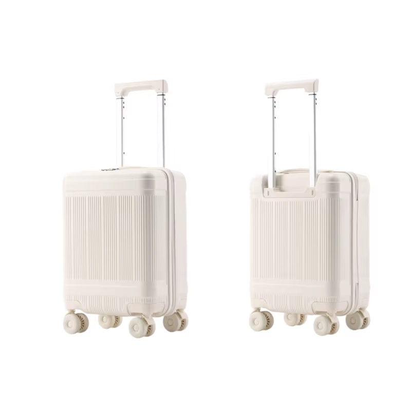 Valise à main légère de 16 pouces pour Budget Airlines, bagage de cabine pour femme avec 360 roues a