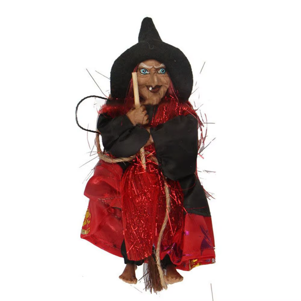 Accessoires de décoration de haute qualité, bricolage, ornements d'halloween, Figurine de sorcière s