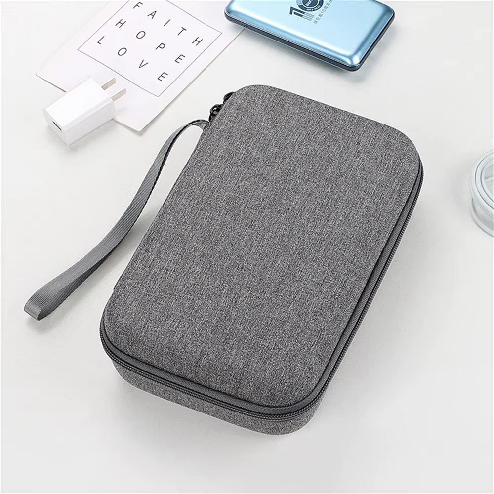 Organisateur d'accessoires électroniques de voyage de grande capacité, sac de rangement Portable pou