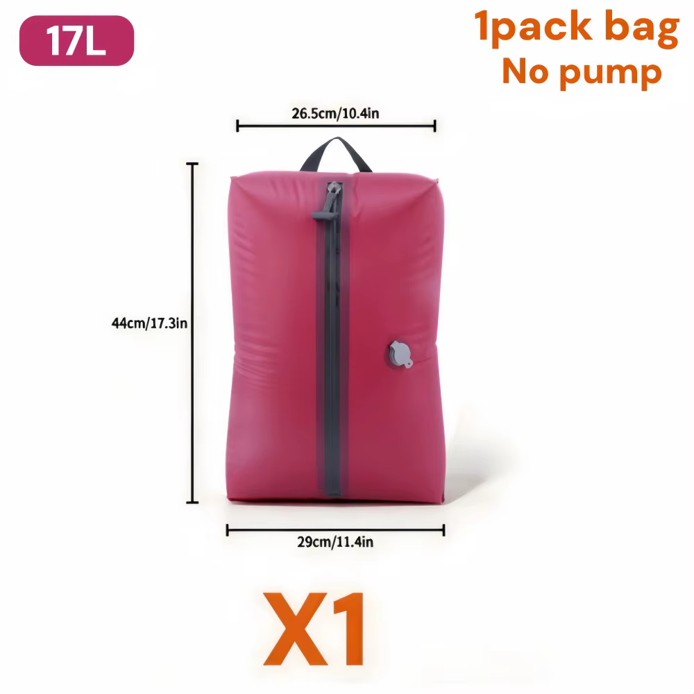 Sacs de rangement sous vide essentiels pour les voyages avec pompe à air, accessoires pratiques de v