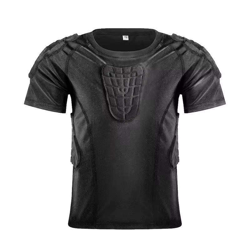Maillot de rugby rembourré pour la sécurité des enfants, maillot de gardien de but de football pour 