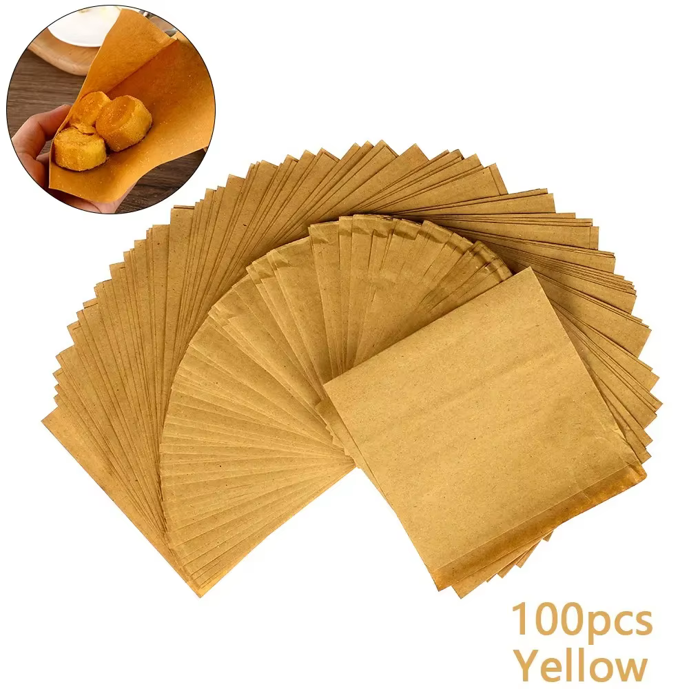 Sacs en papier résistant à l'huile pour documents, papier alimentaire, papier kraft, emballage alime
