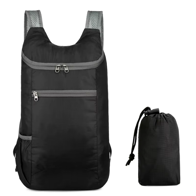Sac de sport portable d'extérieur, style bandoulière, léger, pliable, sac à dos de sport, sac de voy