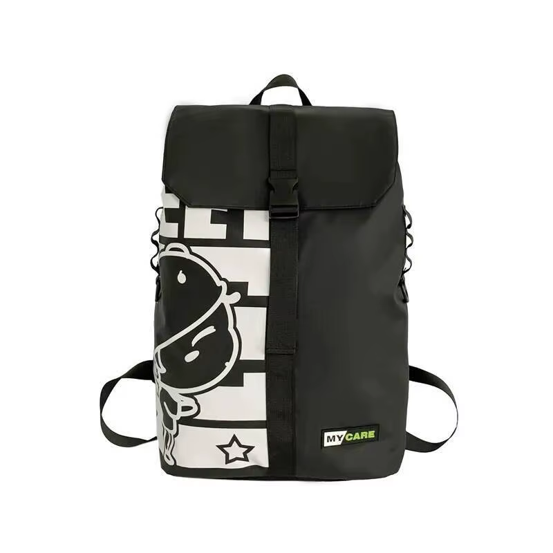 Style coréen, sac à dos double de sport décontracté de voyage en plein air à la mode pour hommes ave