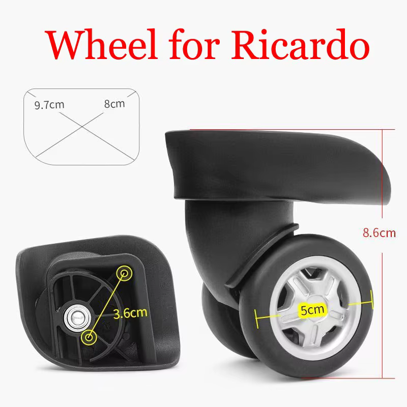 Roue de rechange pour valise Ricardo, roue de valise à roulettes 9055, roue universelle