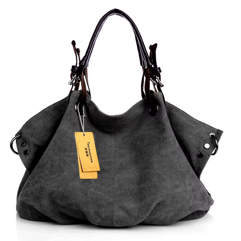 Décontracté femmes toile Sac à bandoulière voyage Sac de messager grande capacité fourre-tout Sac à 