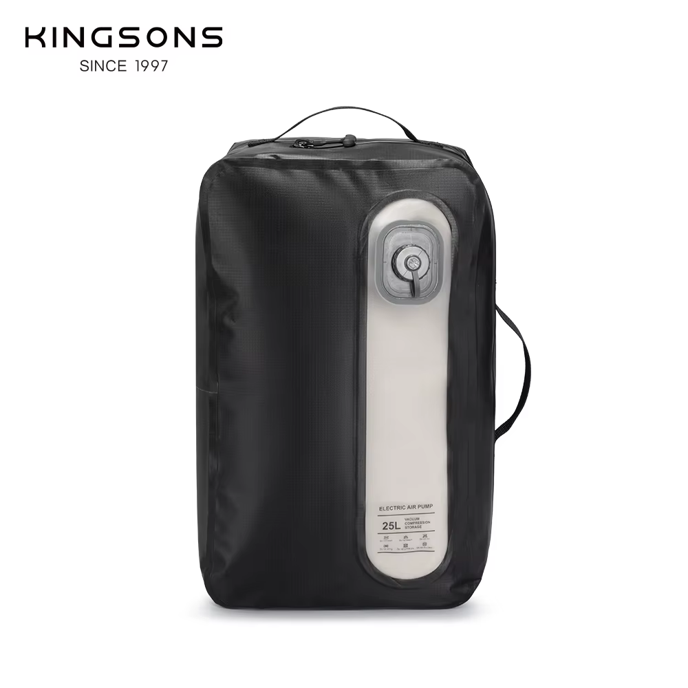 Sac de compression sous vide Kingsons 25L avec pompe à air, sac de rangement de voyage réutilisable,