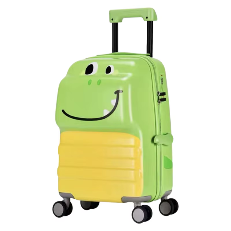 Nouveau Bagage dinosaure pour enfants-20" léger ABS + PC bagage à main avec 360 °   Roues silencieus