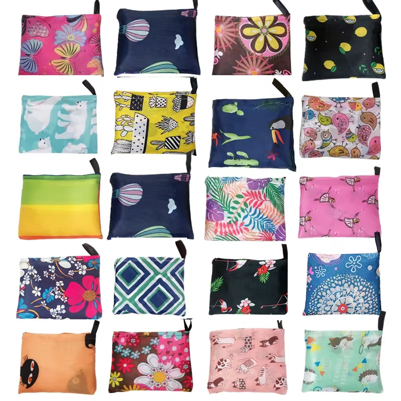 Sacs de courses réutilisables pliables, grande taille, fourre-tout pour femmes, sacs d'épicerie en t