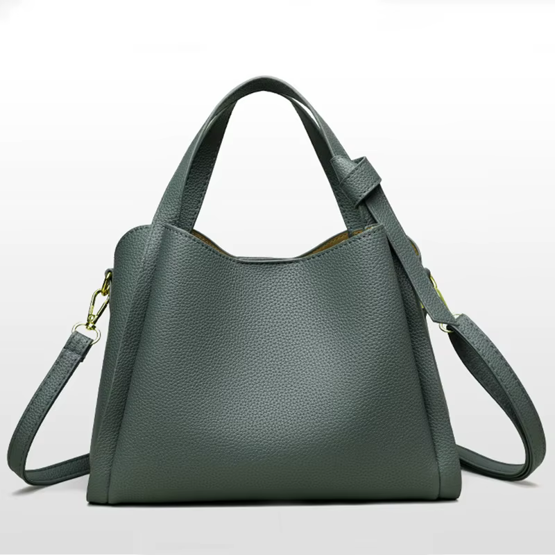 Sacs à main rétro de grande capacité pour femmes, sac messager portable, nouvelle mode simple, Berga