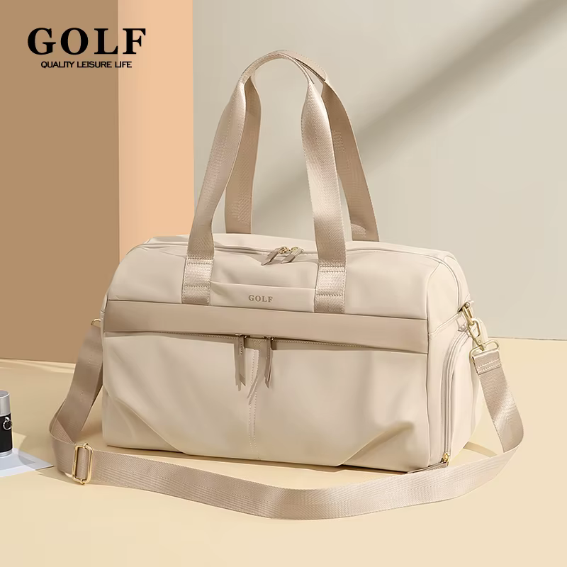 GOLF-Sac de voyage pliable en nylon pour femme, bagage à main léger, compartiment à chaussures, sépa