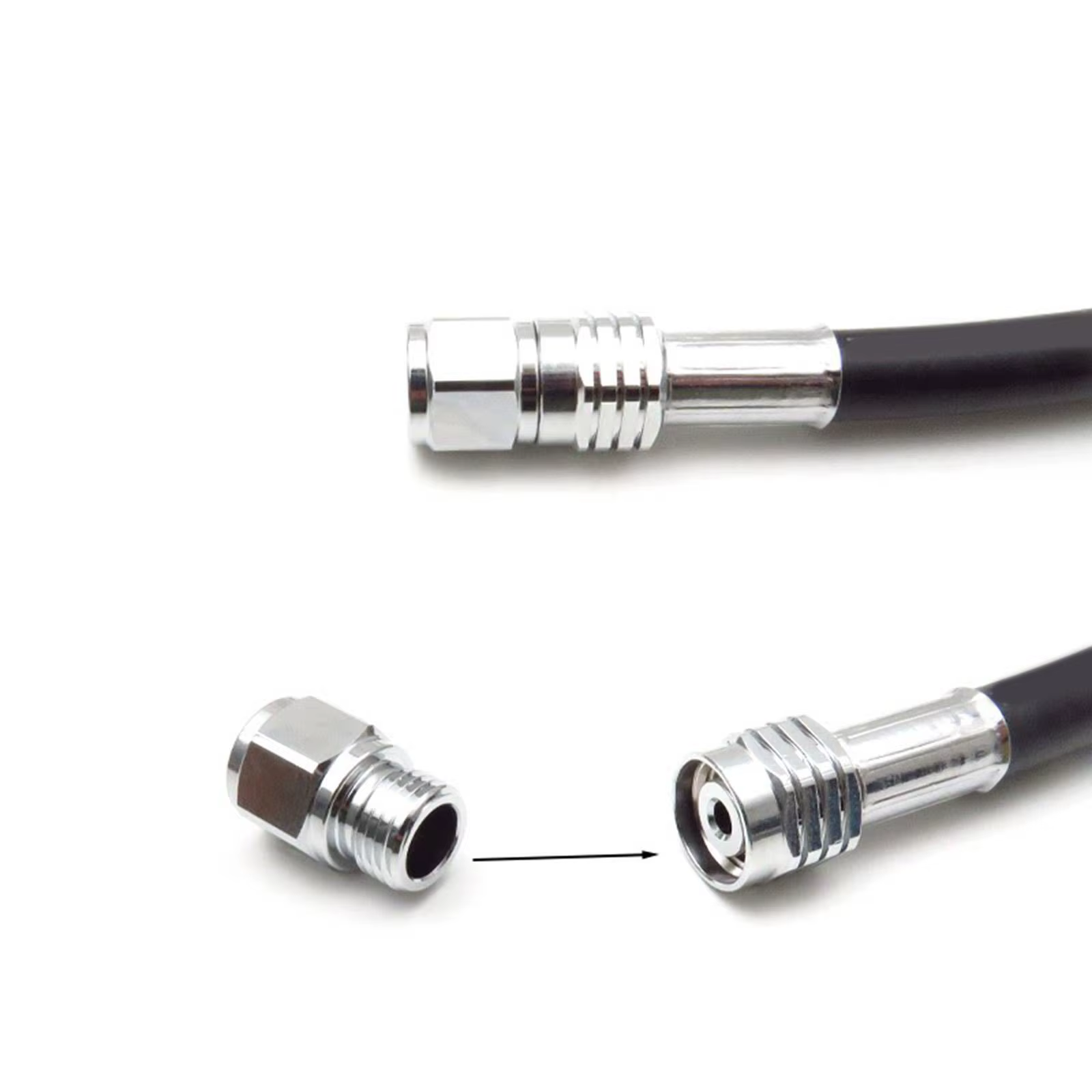 Adaptateur femelle 3/8-24 à mâle 9/16-18, accessoire de plongée, léger, professionnel, Installation 