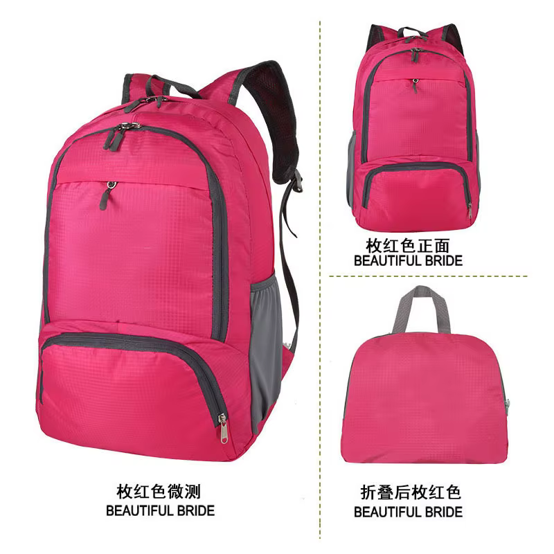 Sac à dos pliable sac d'alpinisme en plein air loisirs sport voyage sac pliant cartable étudiant