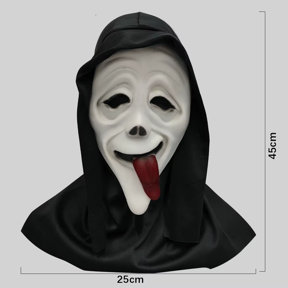 Couvre-chef d'halloween, accessoires de Costume de Cosplay de sorcière, masque de crâne Terrible, co