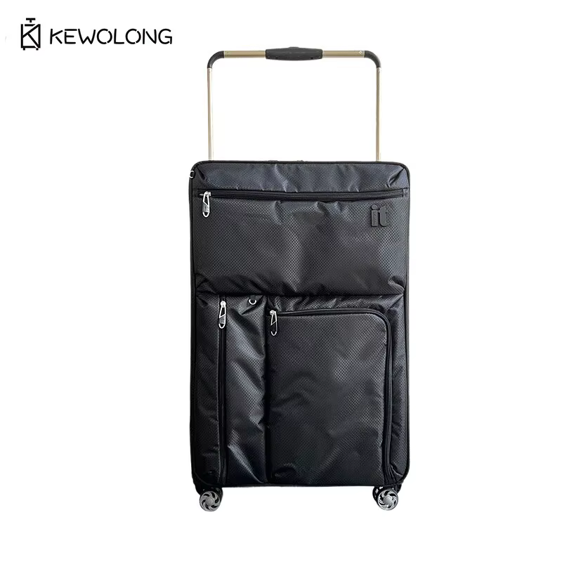 Bagage à carreaux extra large robuste – Valise étanche approuvée par la compagnie aérienne avec doub